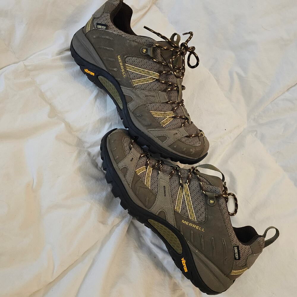 Merrell Siren Sport Gore-Tex XCR Hiking Shoes Womens 9.5 Brindle Vibram Trail